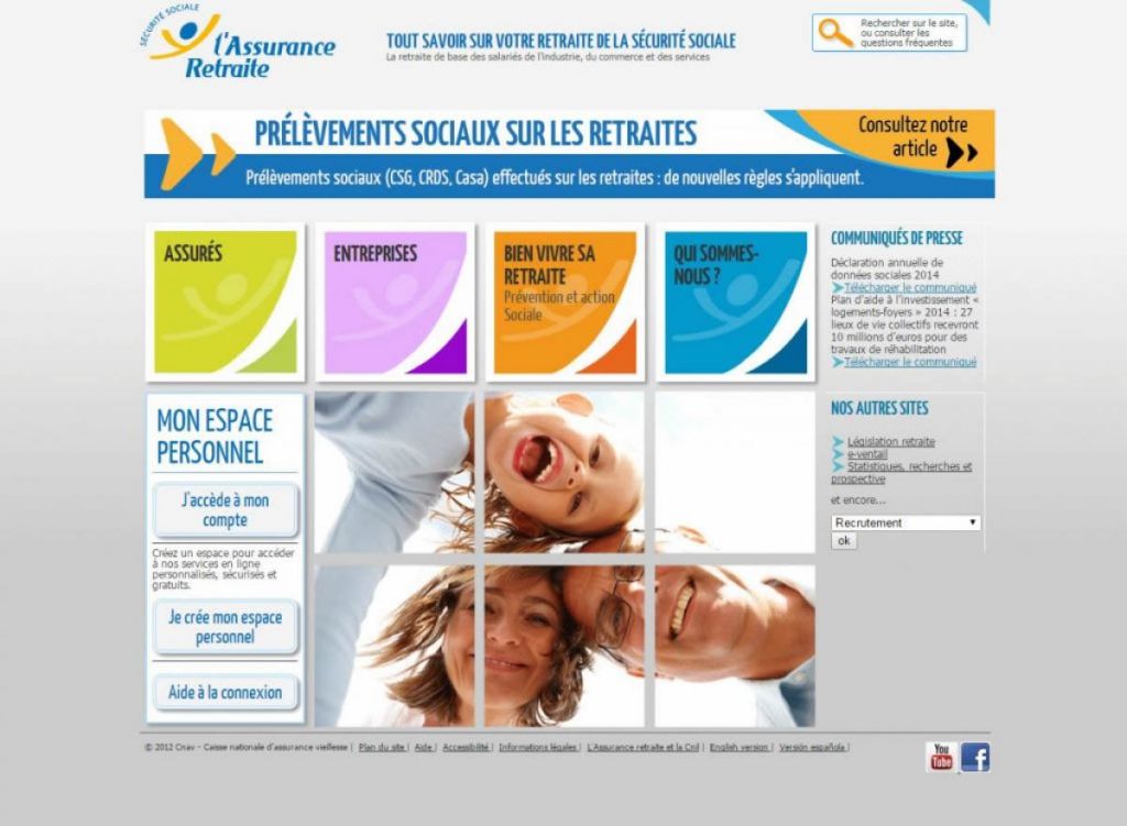 La caisse nationale d’assurance vieillesse (CNAV)